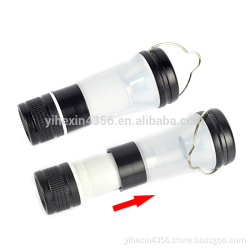 Lantern Zoomable Plastic Camping LED Flashlight